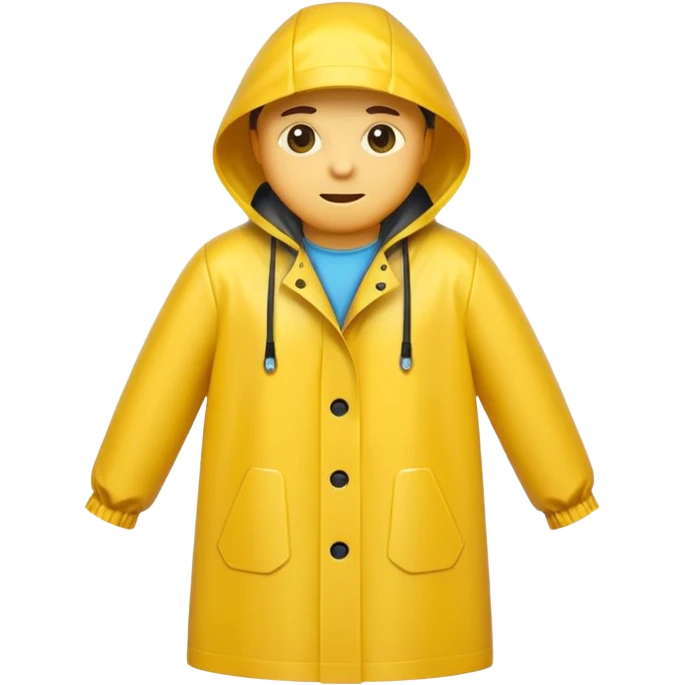 yellow raincoat emoji