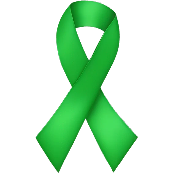 Green ribbon  emoji