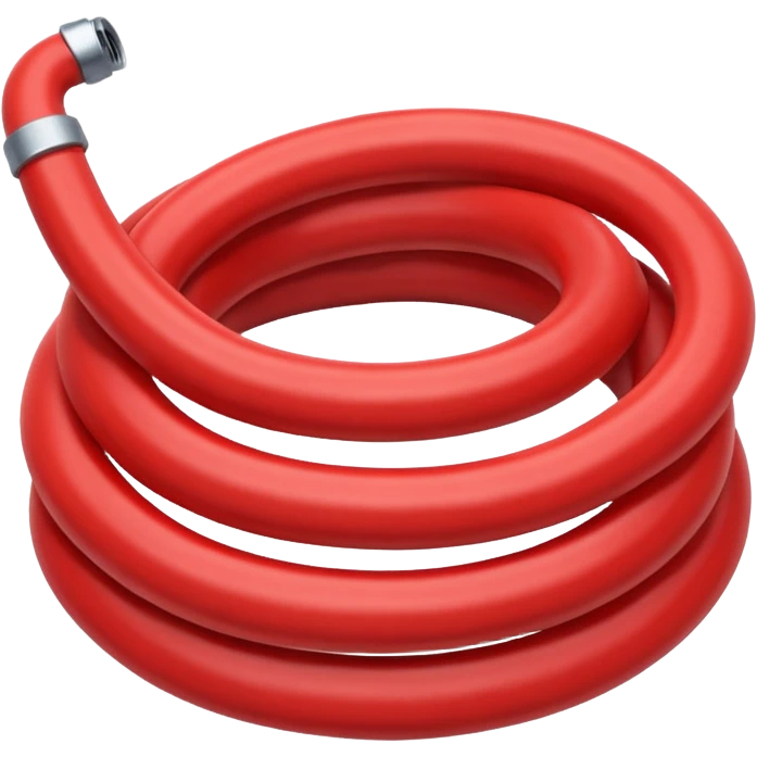 Hose,red color emoji