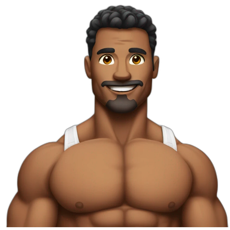 handsome-bodybuilder emoji