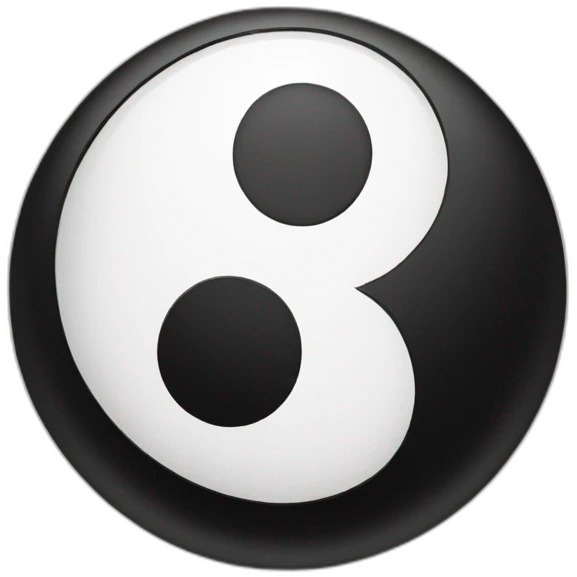 Ying yang emoji