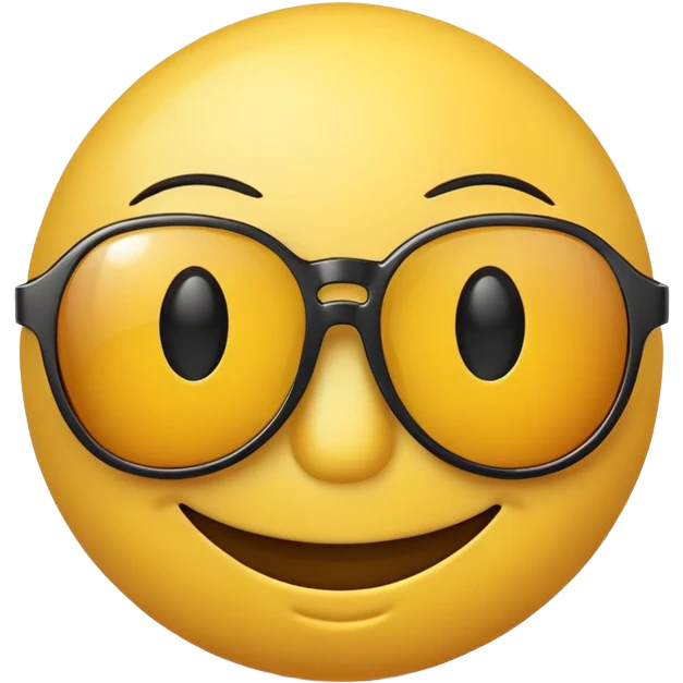 suspicious smiley with sunglasses emoji