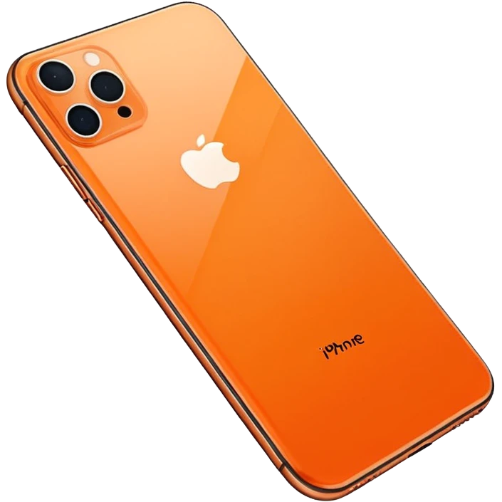 Iphone 17 pro max orange color emoji