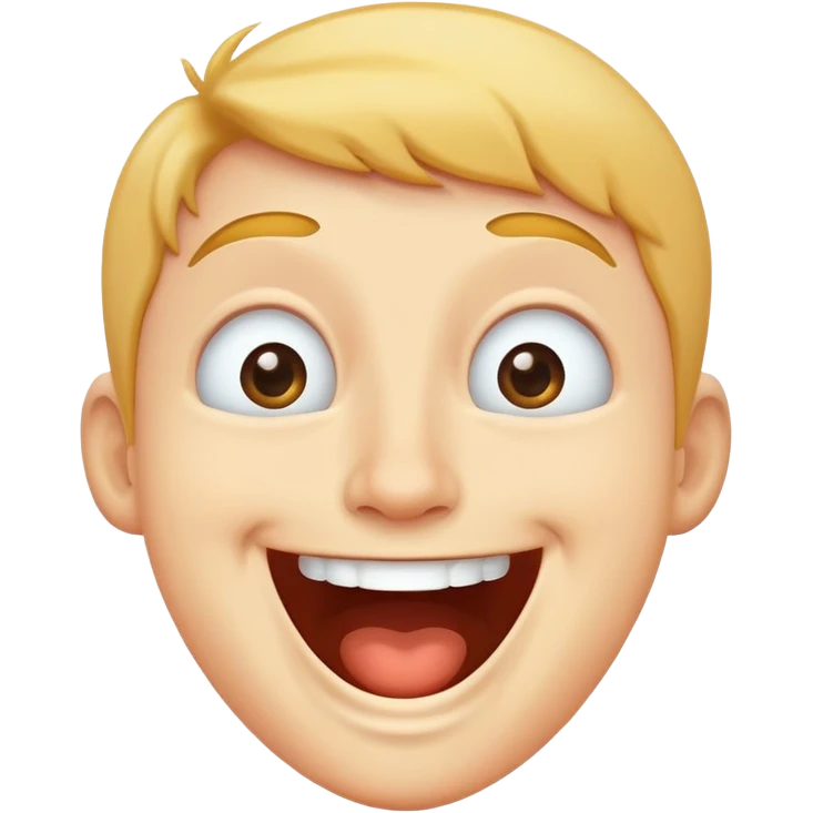 laughing crazy emoji