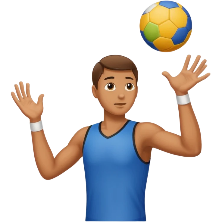 Person catching a ball emoji