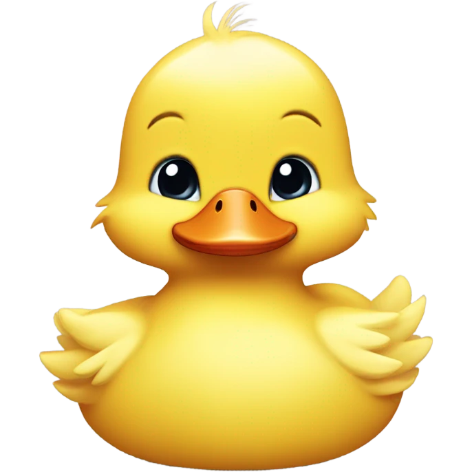 Cute baby duck emoji