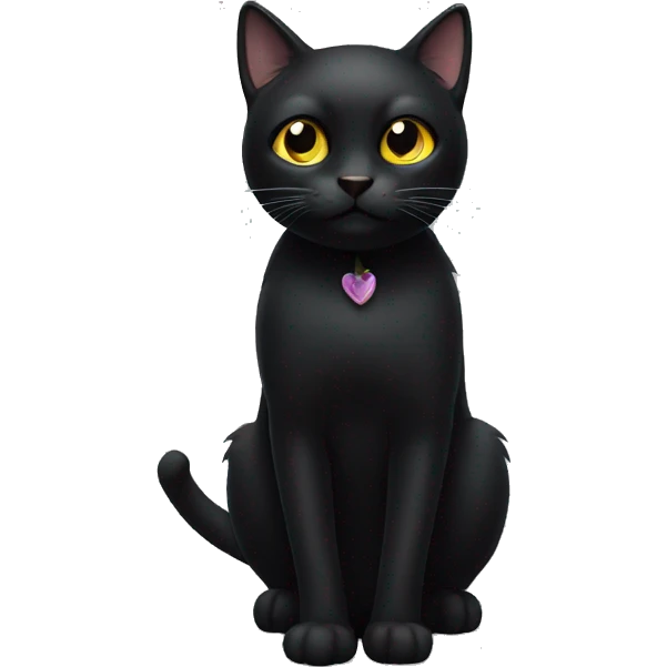 Black cat emoji