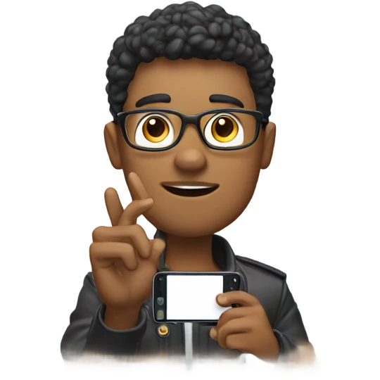 Someone taking a picture of me for an Instagram picture ￼ emoji