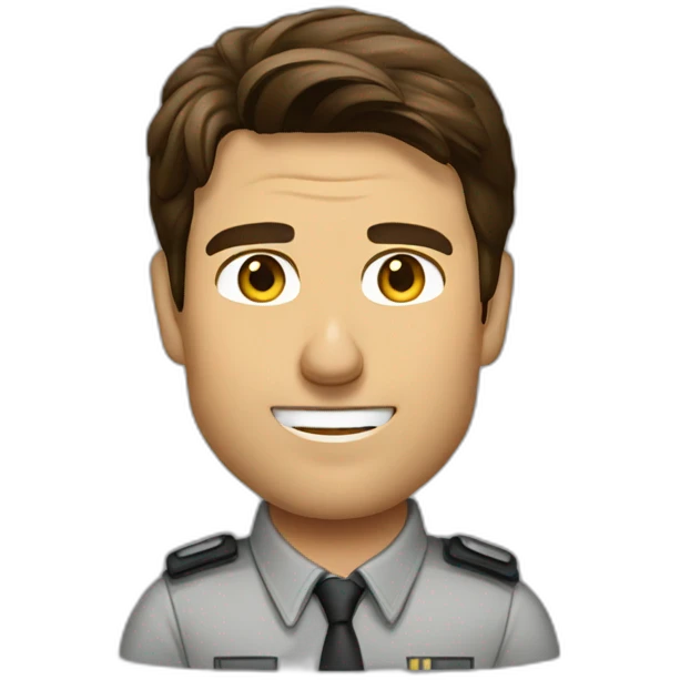 Tom cruise standing emoji