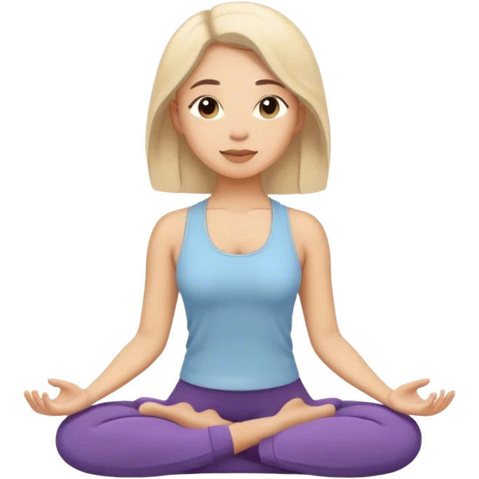 A woman with calming, gentle voice with a soft, reassuring tone, like a yoga instructor guiding a meditation session. emoji