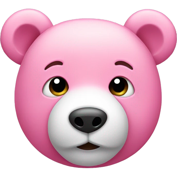 Pink teddy bear  emoji