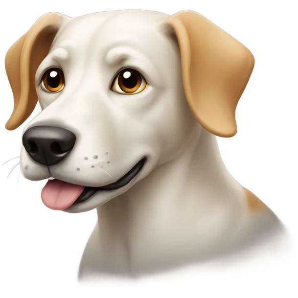 dog with a really long snout emoji