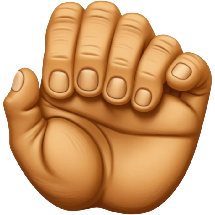 back of clenched knuckle emoji