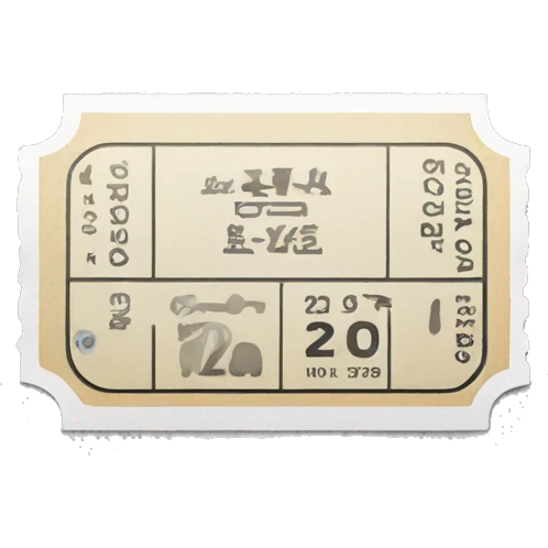 train ticket emoji