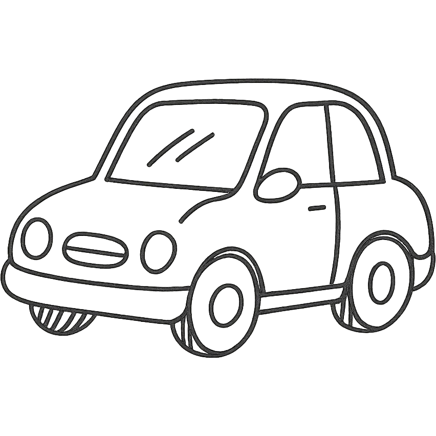 red and blue automobile icon emoji