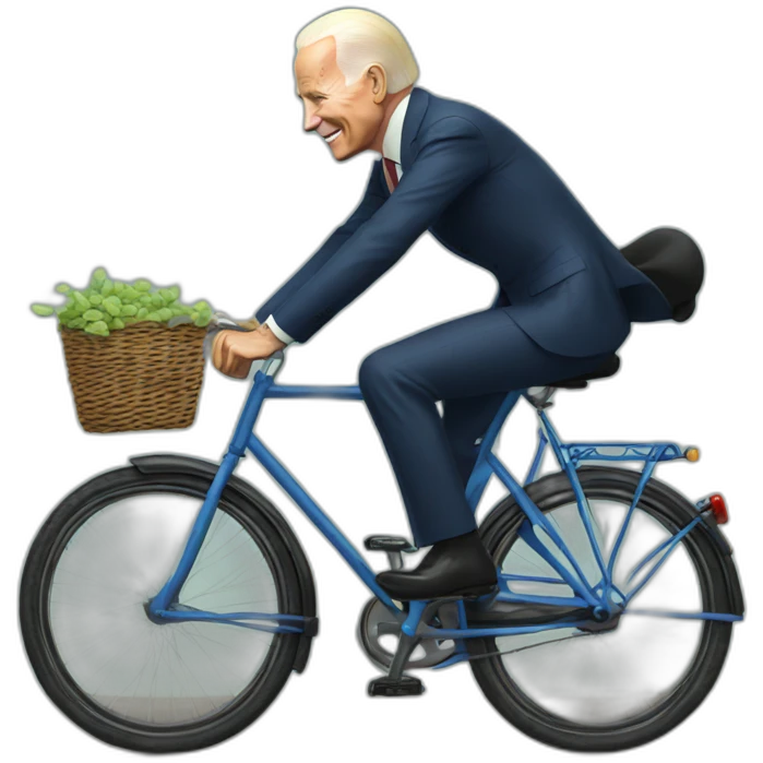 Biden,Putin riding bicycle emoji