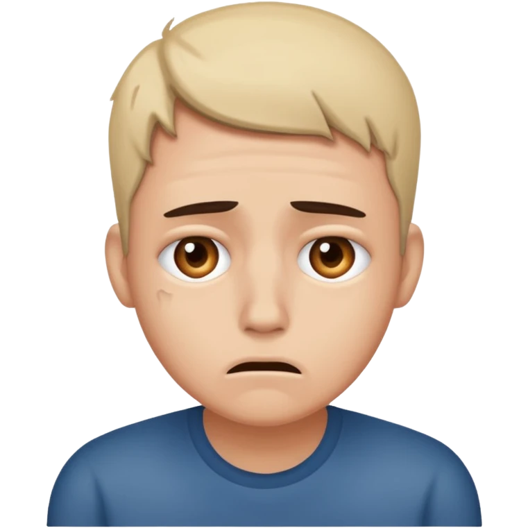 Realistic PTSD victim emoji