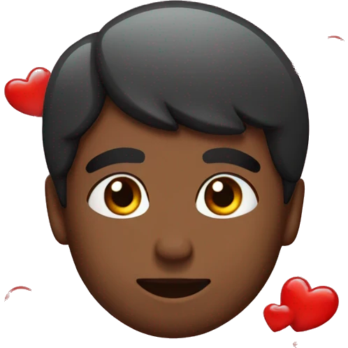 Corazón negro con gotas rojas  emoji