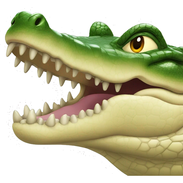 Jul sur un crocodile  emoji