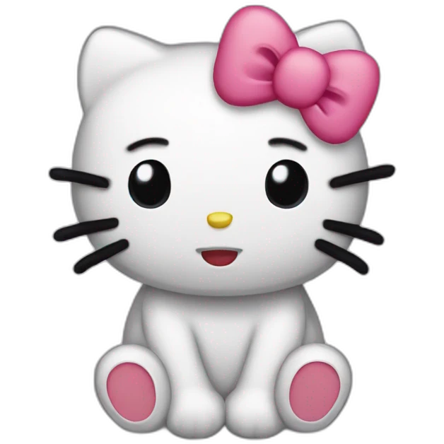hello kitty cry emoji