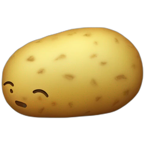 potato sleeping emoji