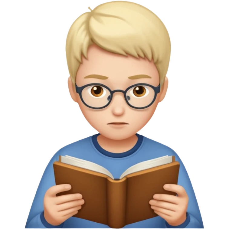 человек читает emoji