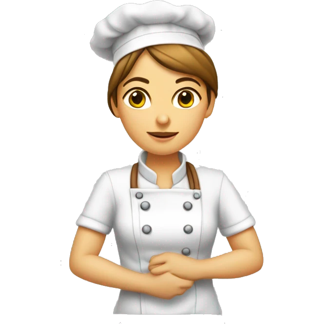 Cocinera con logo de paquis  emoji