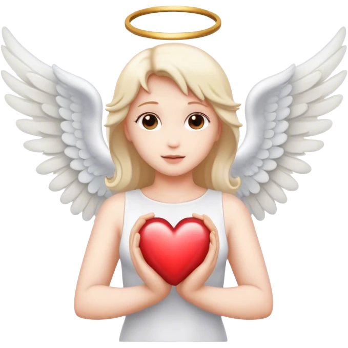 heart with angel wings emoji