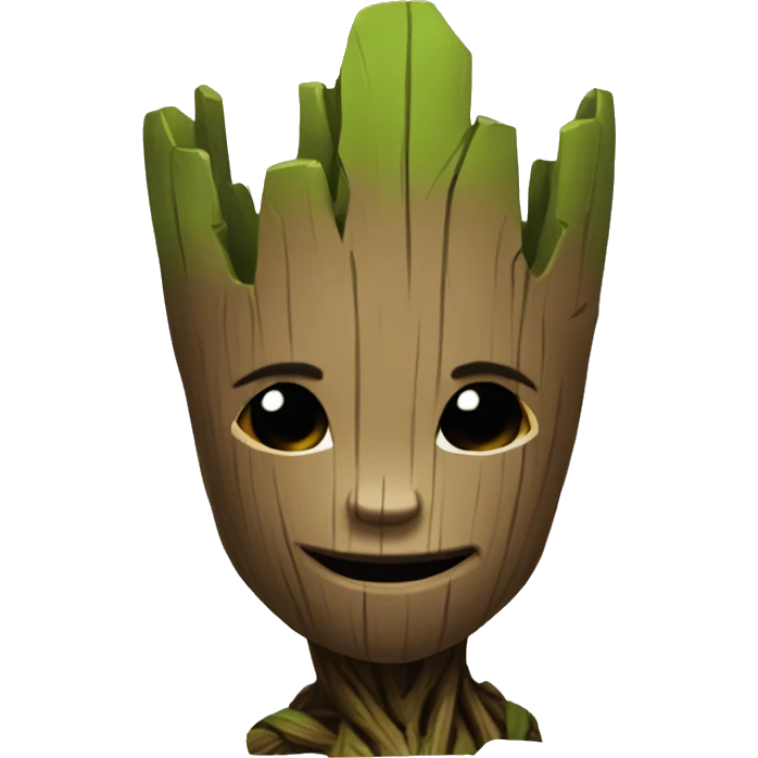 MAke a groot cartoon like mmorpg emoji