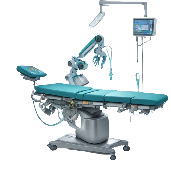 Robots performing surgery emoji