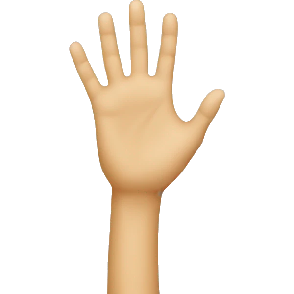 a hand making L   emoji