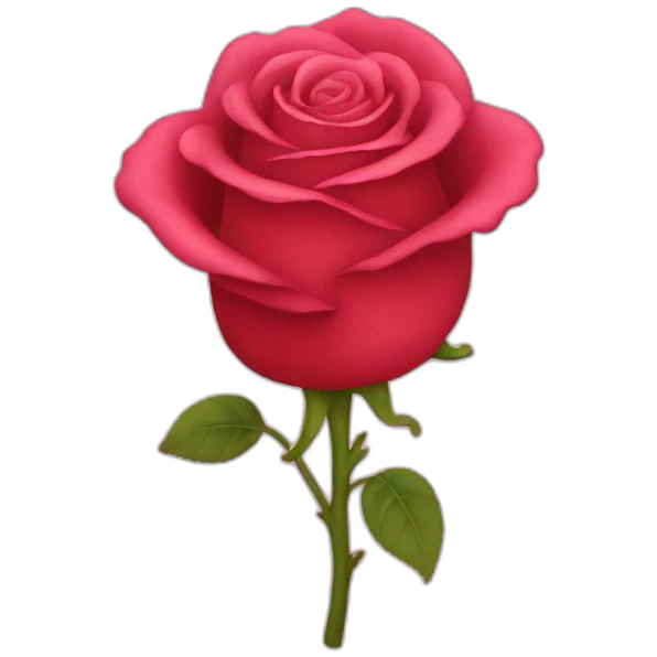 Coeur que rose emoji
