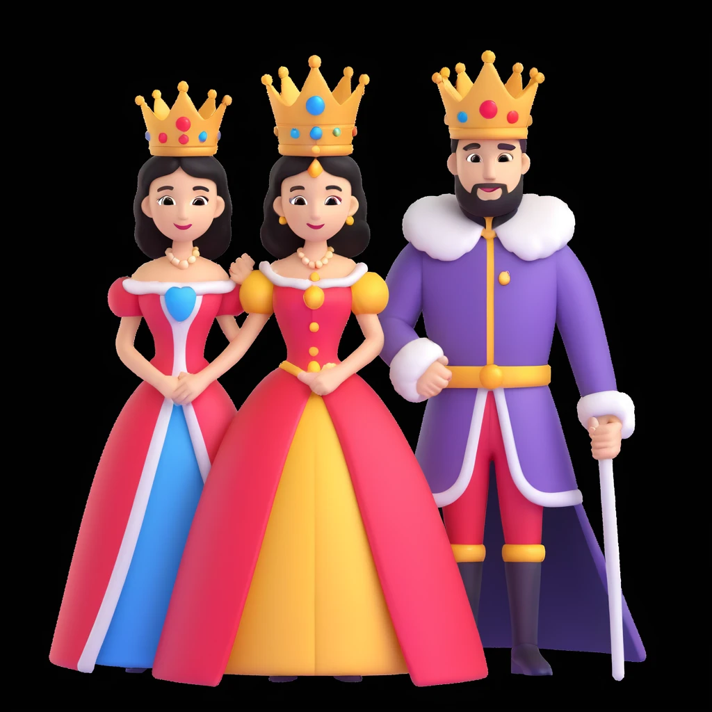 disney king and queen posing emoji