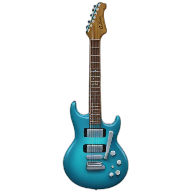 guitare électrique emoji