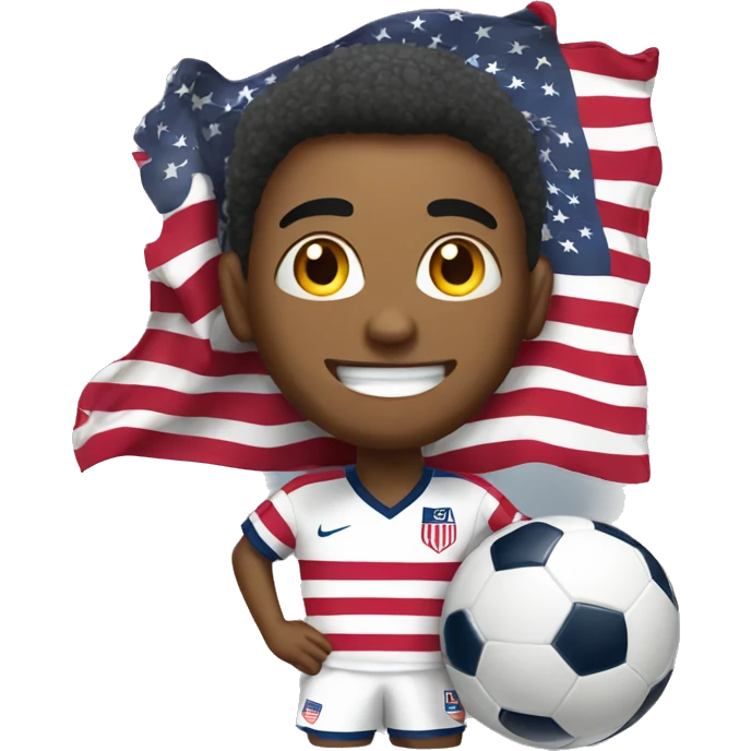 USA soccer emoji