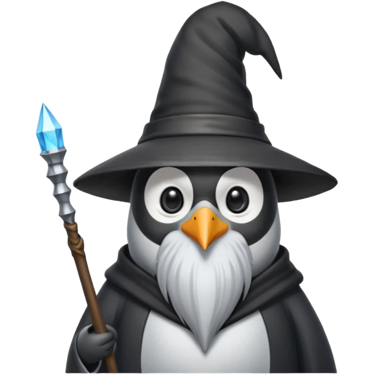 Penguin Wizard emoji