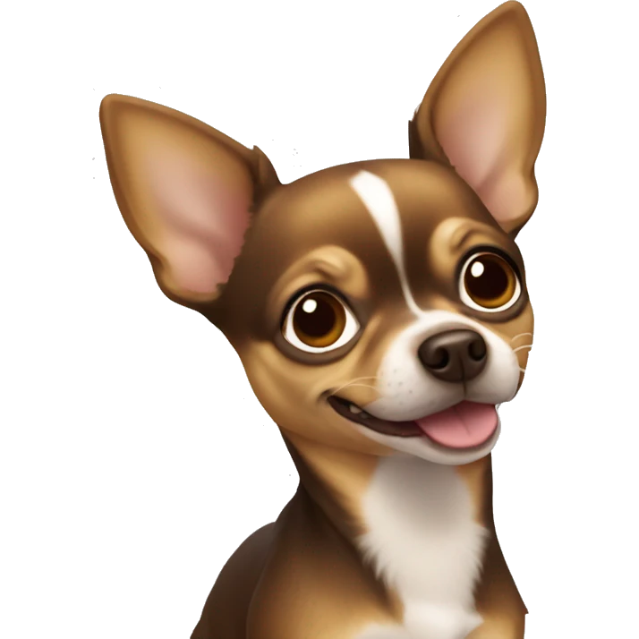 Chihuahua brown emoji