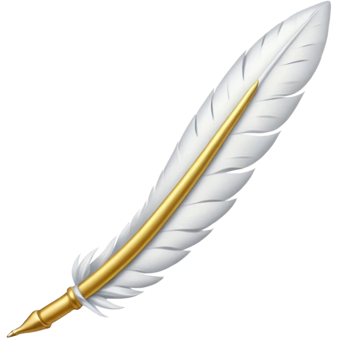 Une plume à écrire emoji
