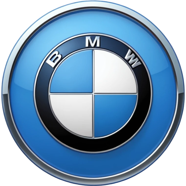 Create BMW logo Emoji emoji