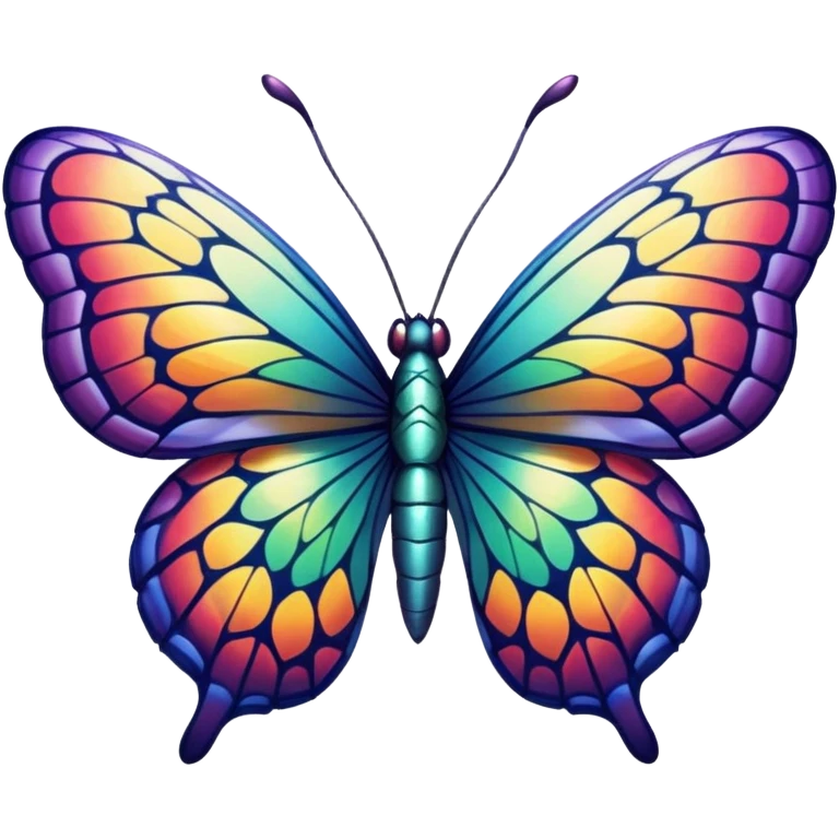 Half snake half butterfly  emoji