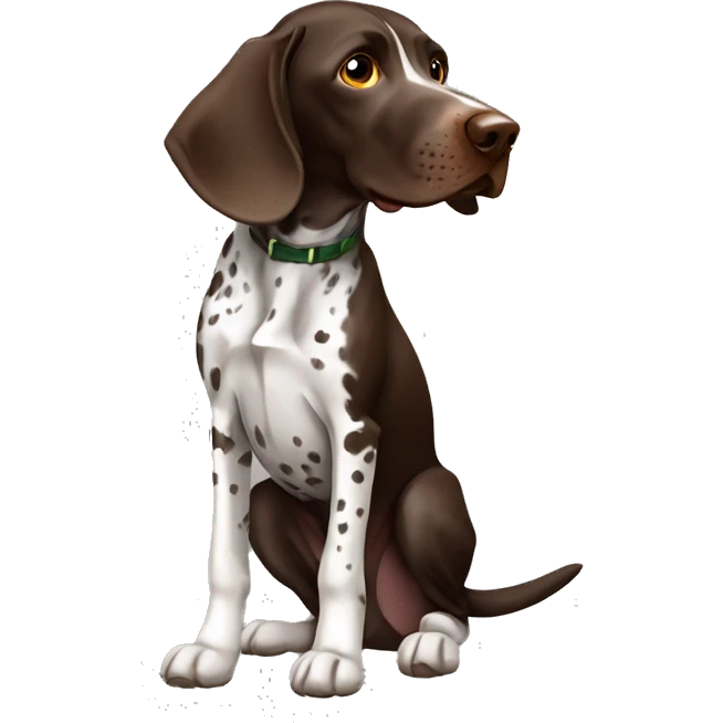 German shorthair pointer emoji
