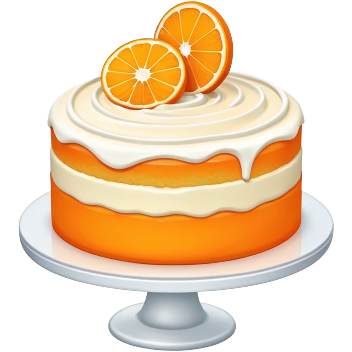 Dreamsicle cake emoji