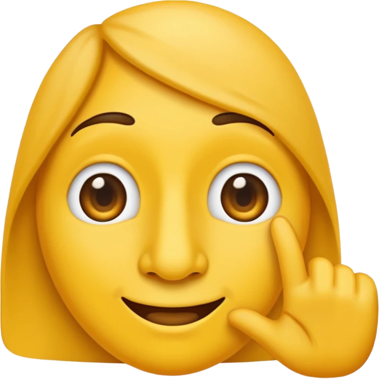 Nose emoji with a thumb in it emoji