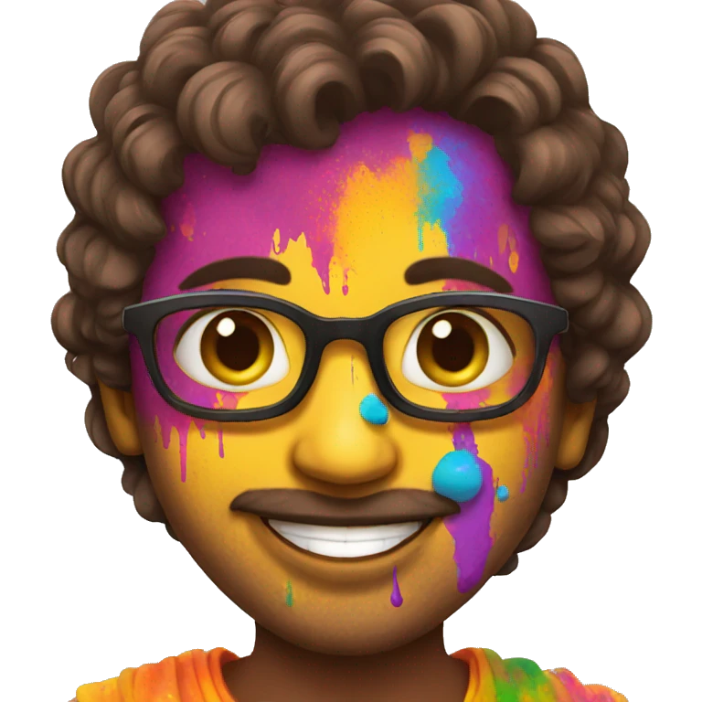 Happy holi emoji