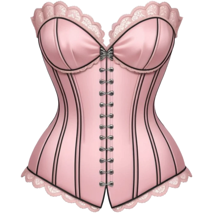 soft pink corset emoji