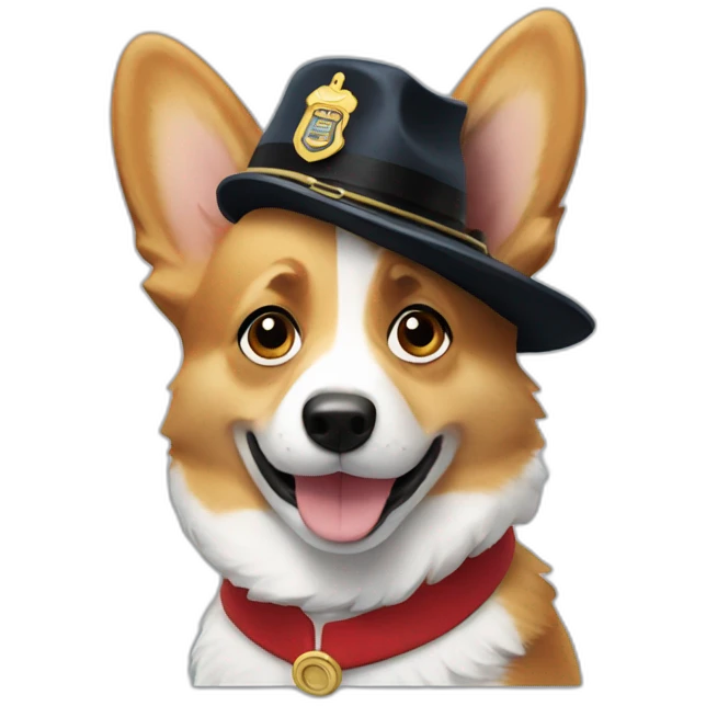 corgi stationmaster emoji