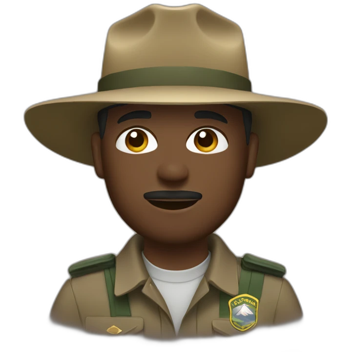park ranger using slack emoji