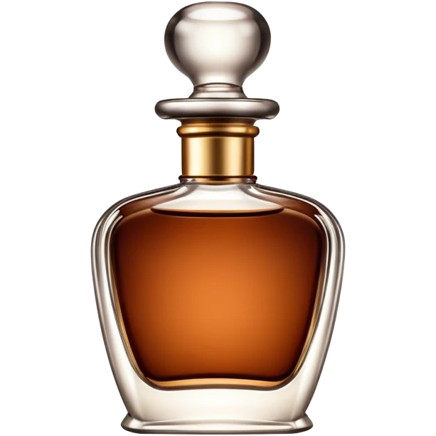 Perfume vintage classic brown emoji