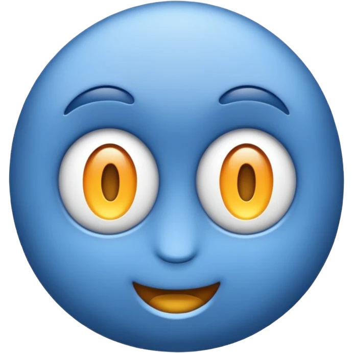 Синий круг в котором белая галочка emoji