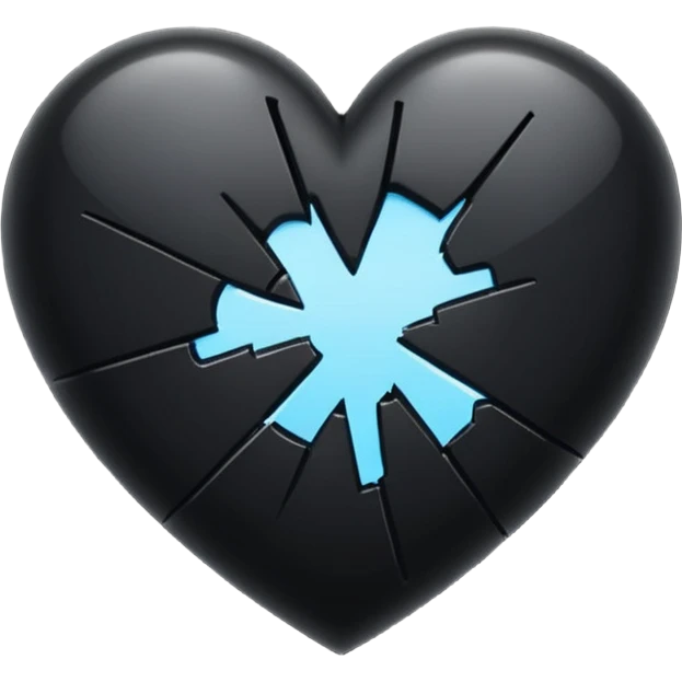 Black heart broken emoji emoji